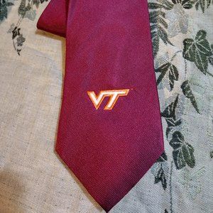 College Classics || Virginia Tech - Chicago Maroon & Burnt Orange Tie